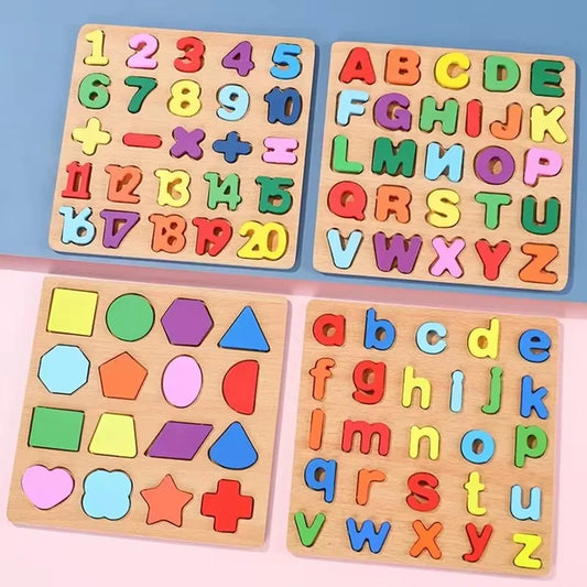 MiniGenius Montessori 3D Puzzle – Learn Letters & Numbers!